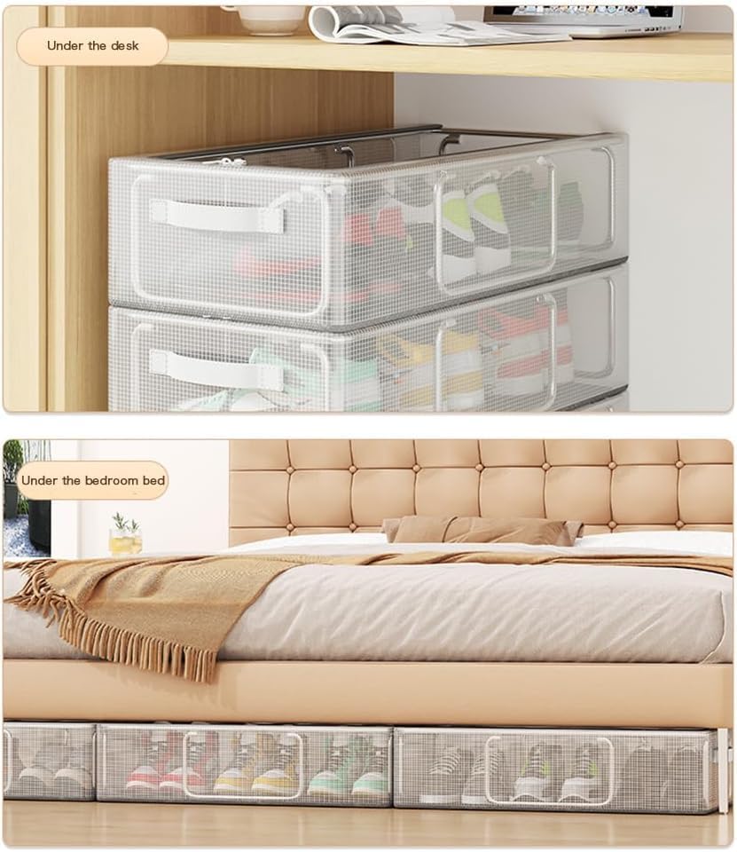 Transparent Storage Box for Shoes, Toys, Clothes and Books