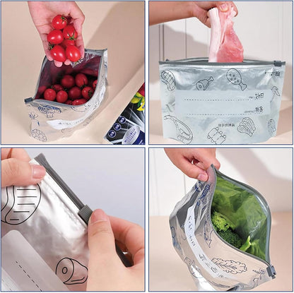 Aluminum Foil Food Storage Bags