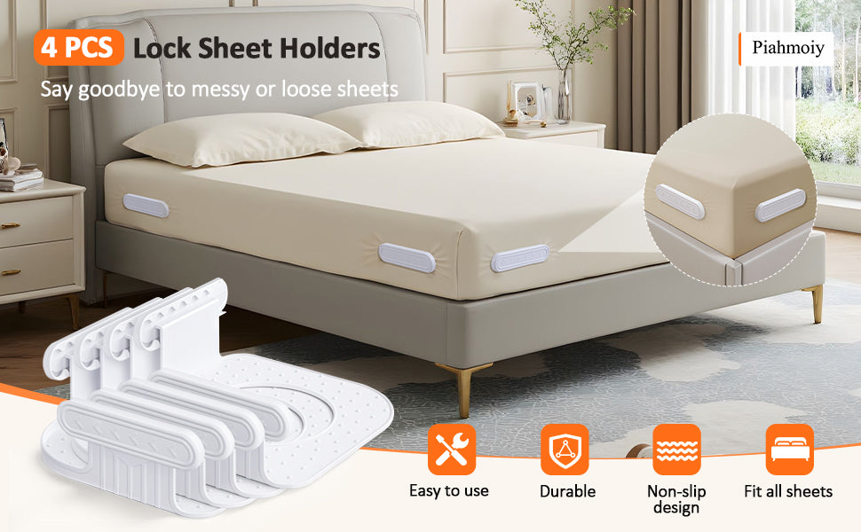 Bed-sheet Holder (Pack of 4)