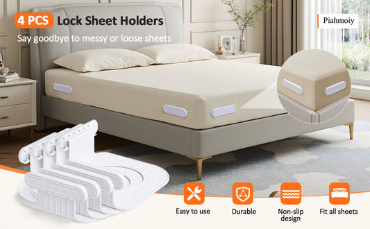 Bed-sheet Holder (Pack of 4)