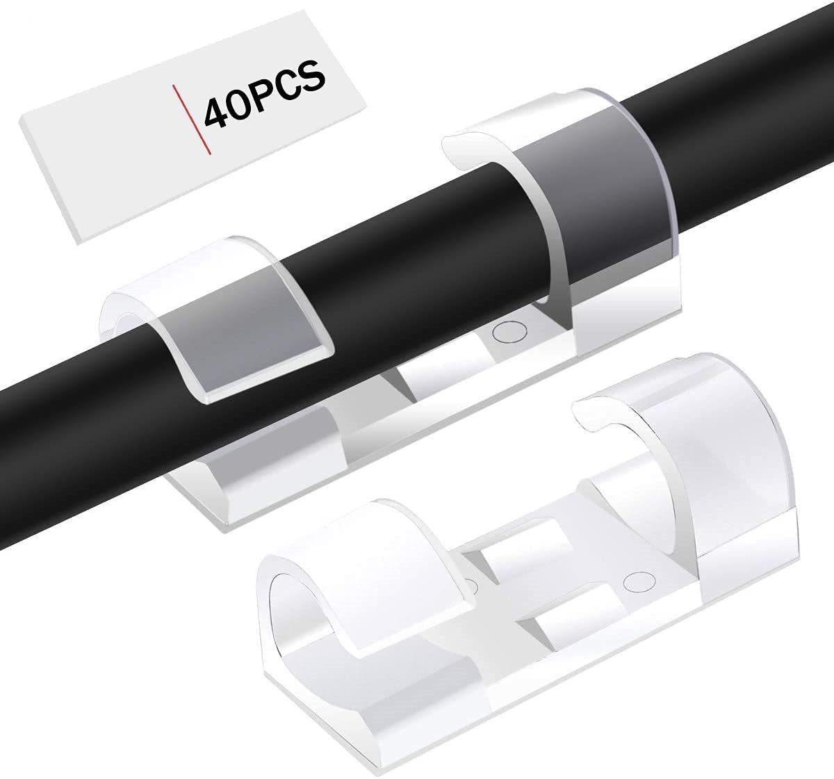 40 Pcs Self Adhesive Cable organizer Clips