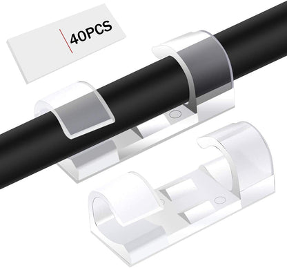 40 Pcs Self Adhesive Cable organizer Clips