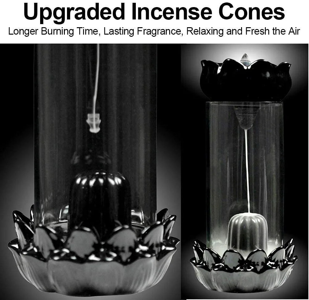 Shiv Ling Smoke Fountain with 30 Backflow Incense Cones