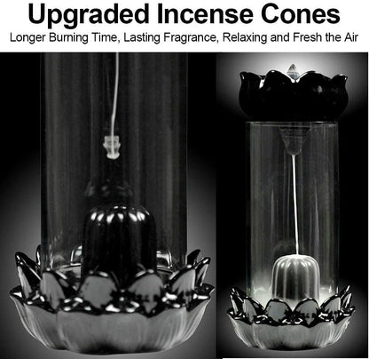 Shiv Ling Smoke Fountain with 30 Backflow Incense Cones