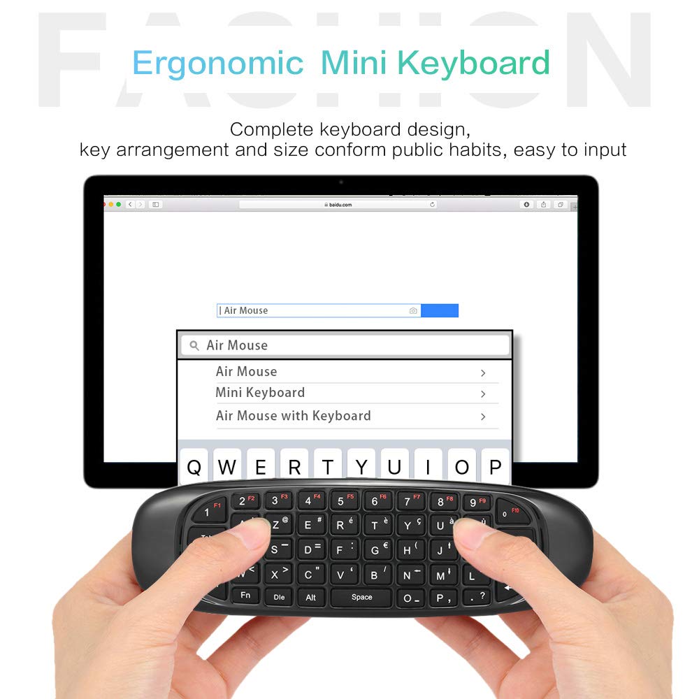 Powertech™ Rechargeable Smart Remote Control With Keyboard - Urban indies