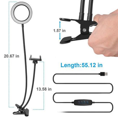 Realtech™ Selfie Ring Light with Mobile Holder - Urban indies