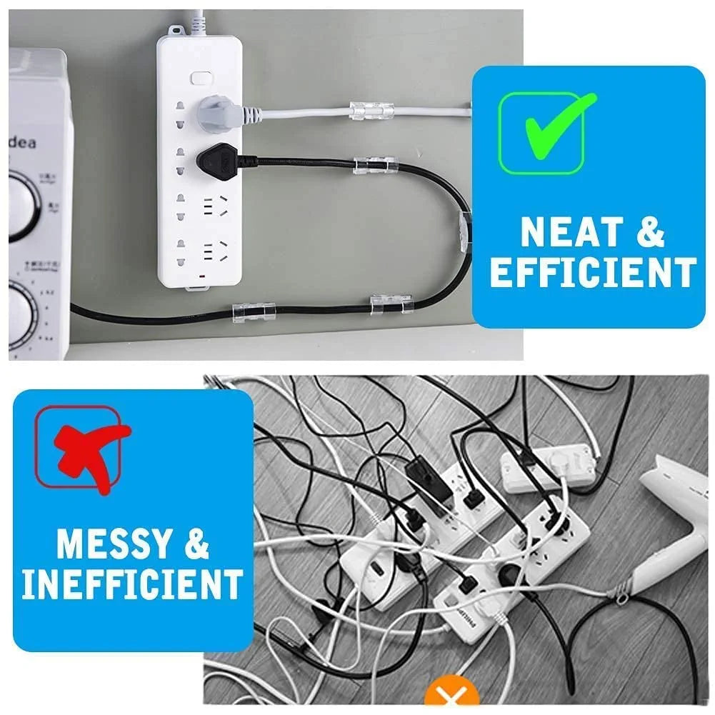 40 Pcs Self Adhesive Cable organizer Clips