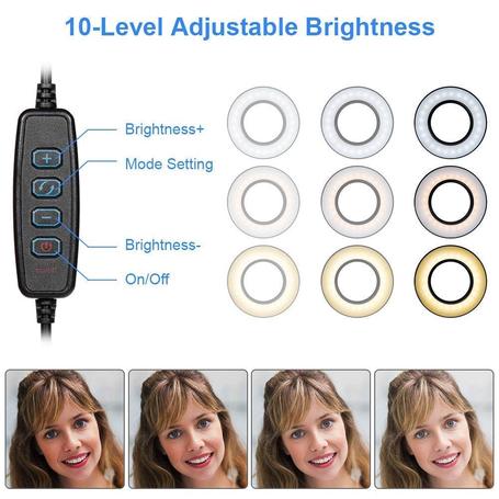 Realtech™ Selfie Ring Light with Mobile Holder - Urban indies