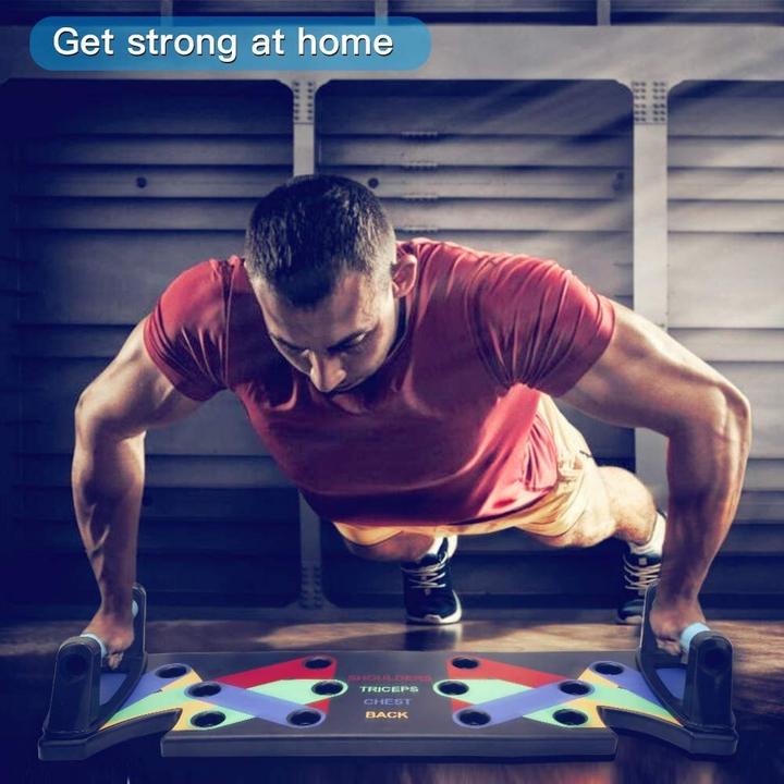 PowerTech™ 9 in 1 Color-Coded Push Up Board - Urban indies