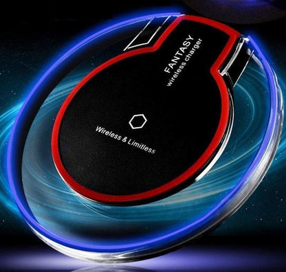 Fantasy™ Qi Standard Ultra-Slim Wireless Charger Pad with LED Lighting - Urban indies
