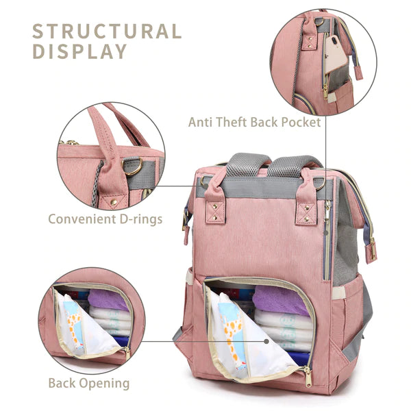 Multifunction Baby Diaper Large Capacity waterproof Bag