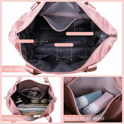 LARGE CAPACITY FOLDABLE TRAVEL BAG