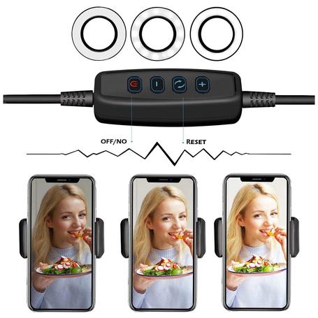 Realtech™ Selfie Ring Light with Mobile Holder - Urban indies