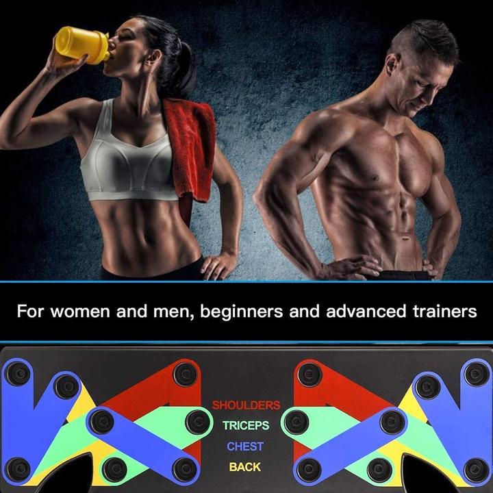 PowerTech™ 9 in 1 Color-Coded Push Up Board - Urban indies