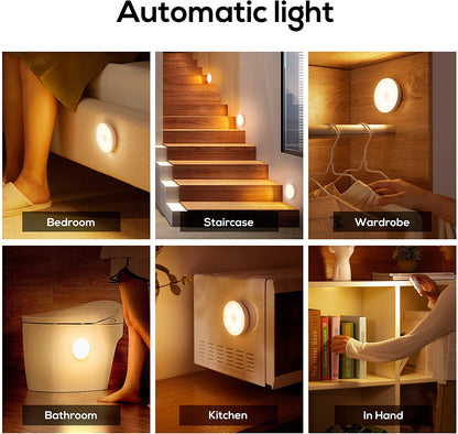 Rechargeable Motion Sensor LED Light (Pack Of 2)